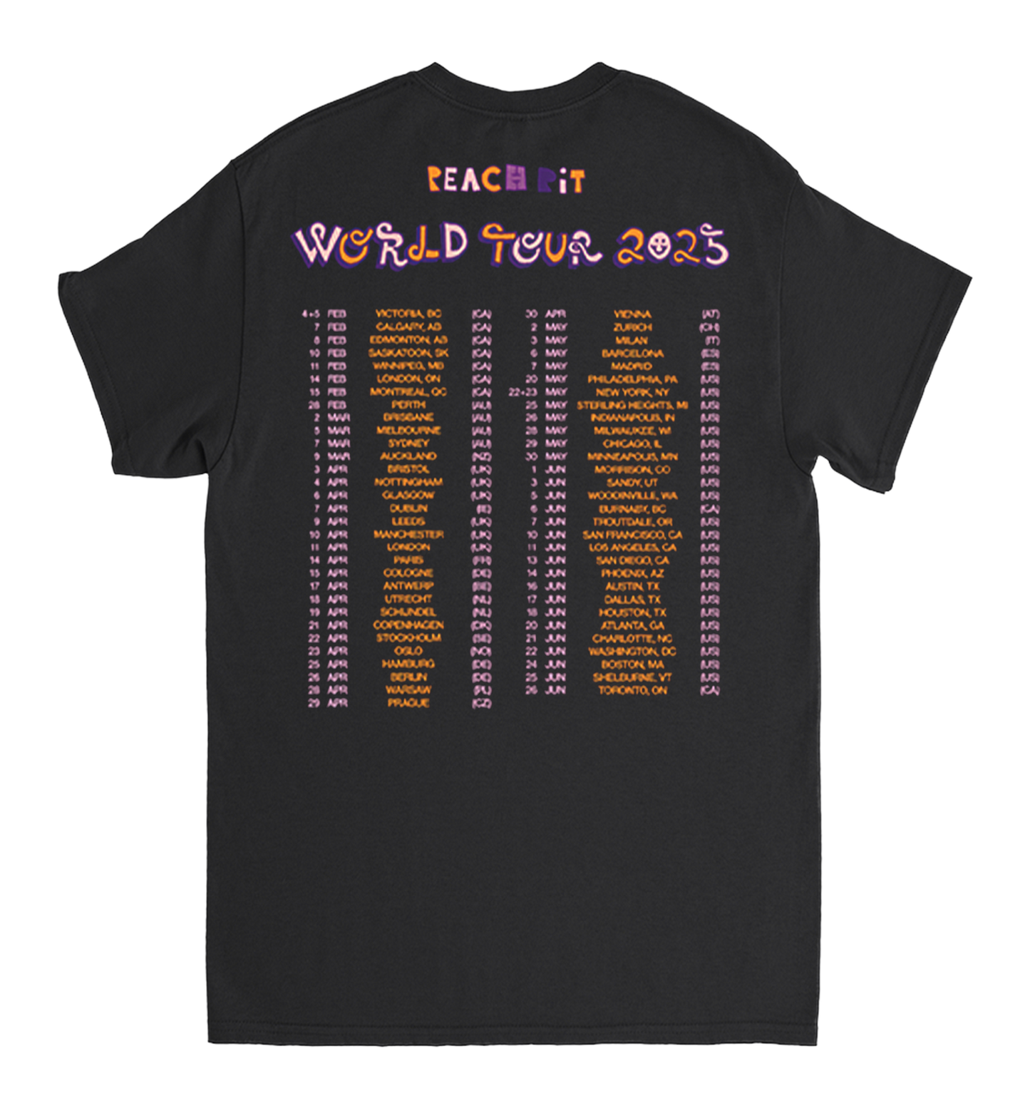 2025 Tour Tee